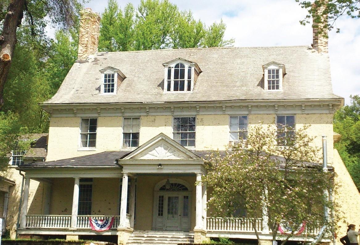 The 18th-century Bostwick House, normally closed to visitors, was open during the May 4 Bostwick Heritage Festival in Bladensburg. Photo courtesy Gray O'Dwyer.