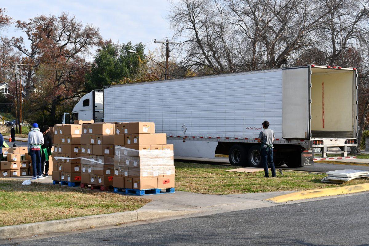 A City of Hyattsville food distribution event in 2021.
Photo credit: Dorvall Bedford

