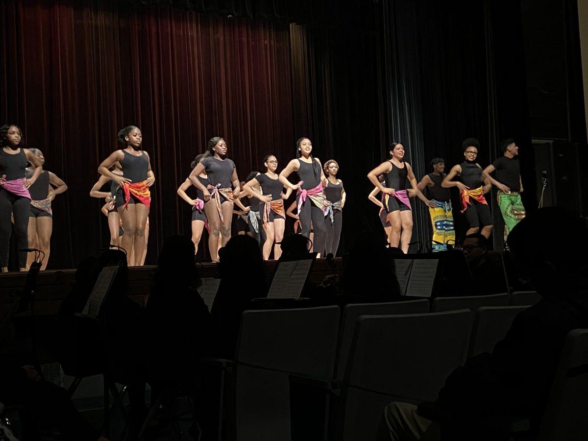 Dance students from the Jim Henson Center for Visual and Performing Arts Academy performed during Northwestern High School’s “Of African Descent” performance.
Photo credit: Kelsey Mannix
