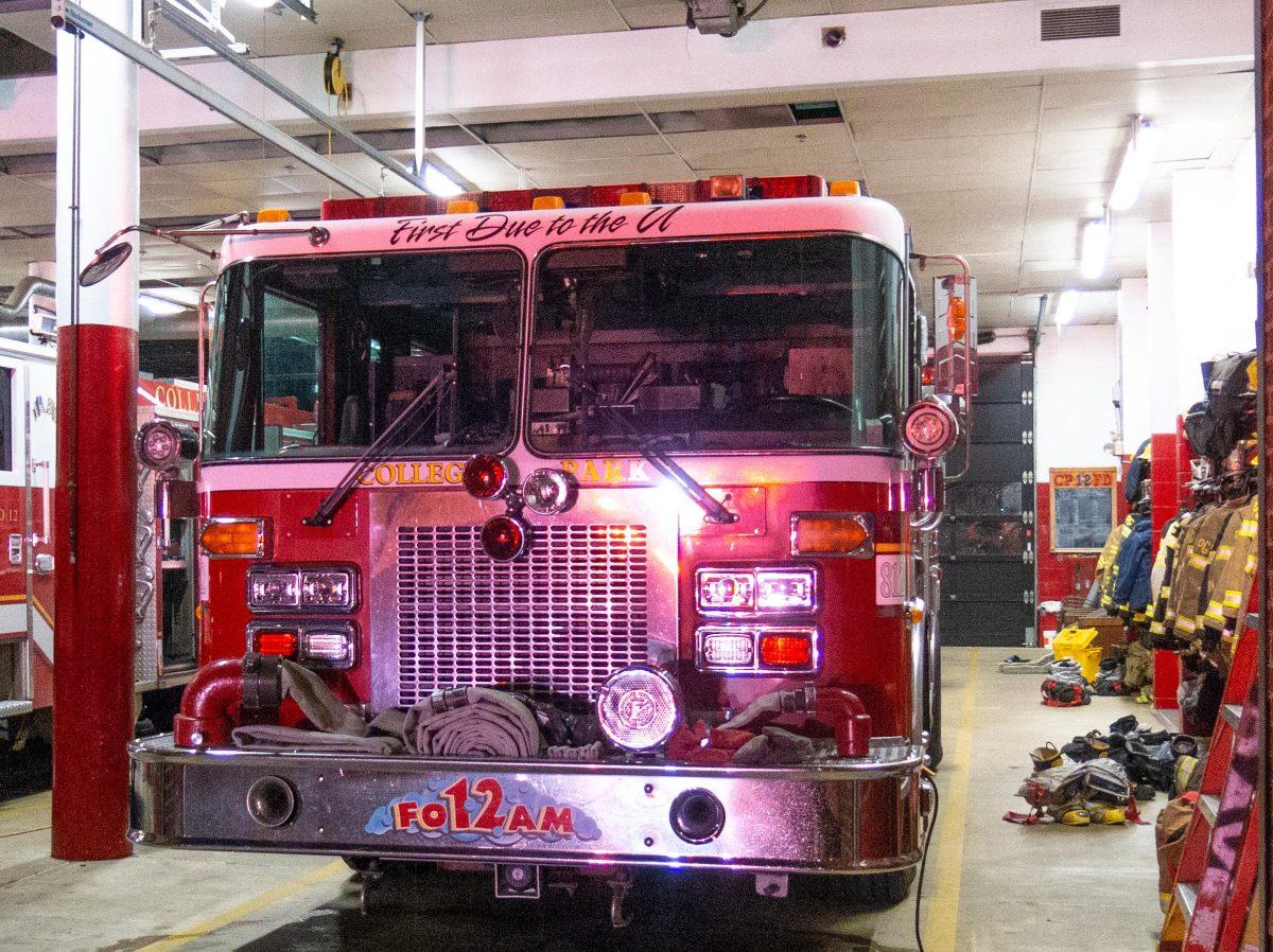 CPVFD is first to respond  to the university in the case of a fire.
Credit: Paul Ruffins
