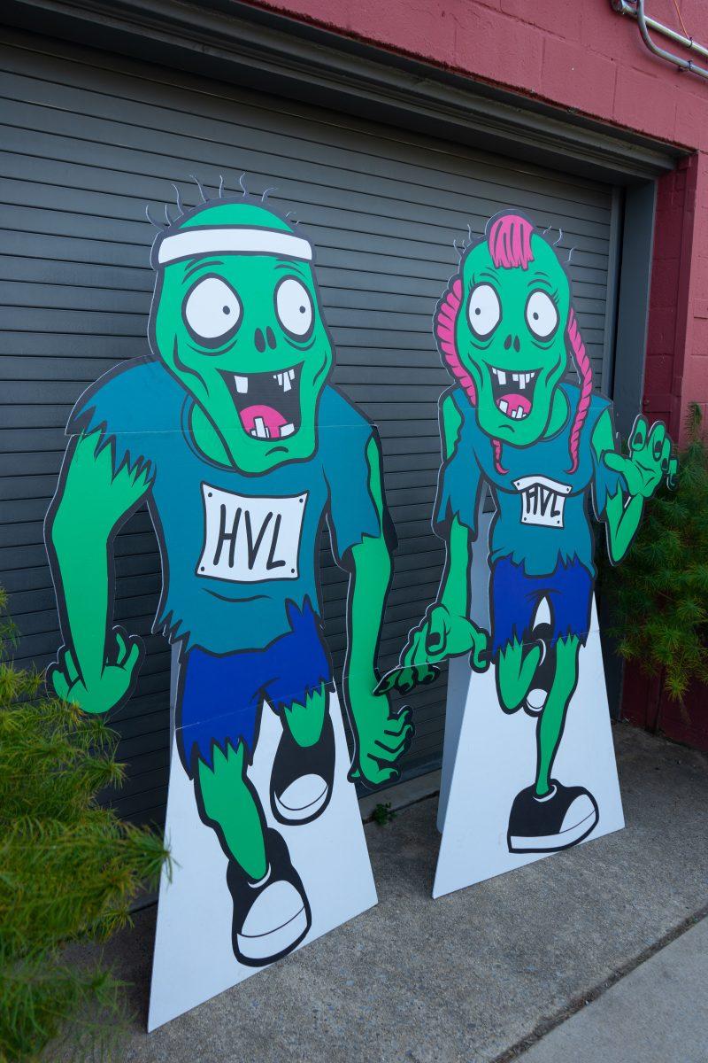 The annual "Zombie Run", 2021. in Hyattsville, Maryland on Oct. 16, 2021.