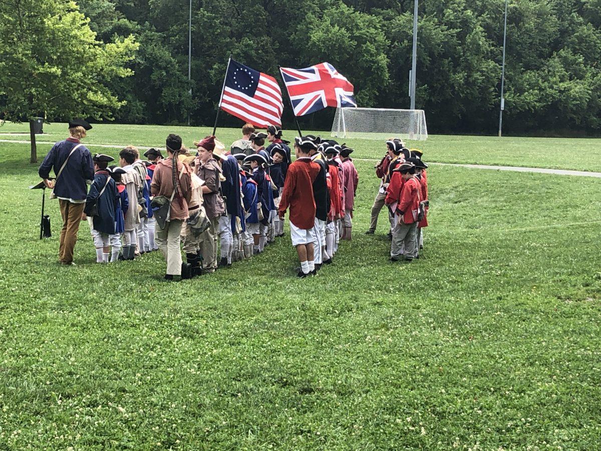 During summer 2021, the week-long history camp focused on the Revolutionary War and met at Driskell Park.
Photo credit: Heather Wright