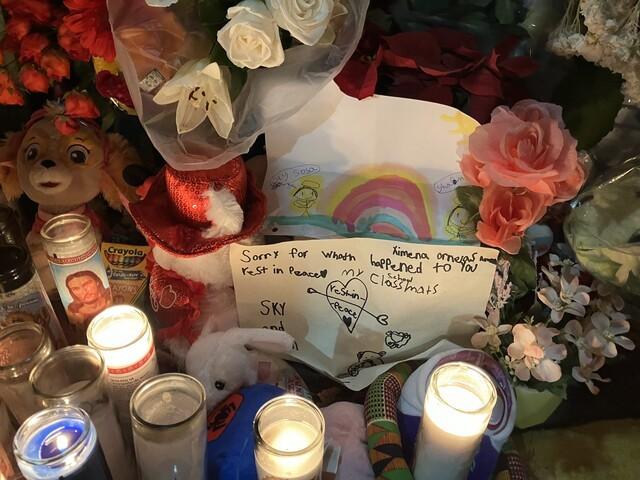 A memorial service and candlelight vigil took place on Nov. 25 at Riverdale Elementary School to commemorate two young students who were killed at an intersection near the school on Nov. 20.
Courtesy of Anne Williams