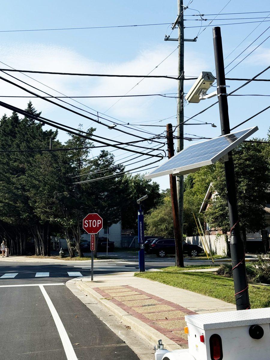 The city collected data from nine stop sign cameras over three weeks in September. City Council members are considering whether to expand the program and make it permanent.
PHOTO CREDIT Claudia Stuart