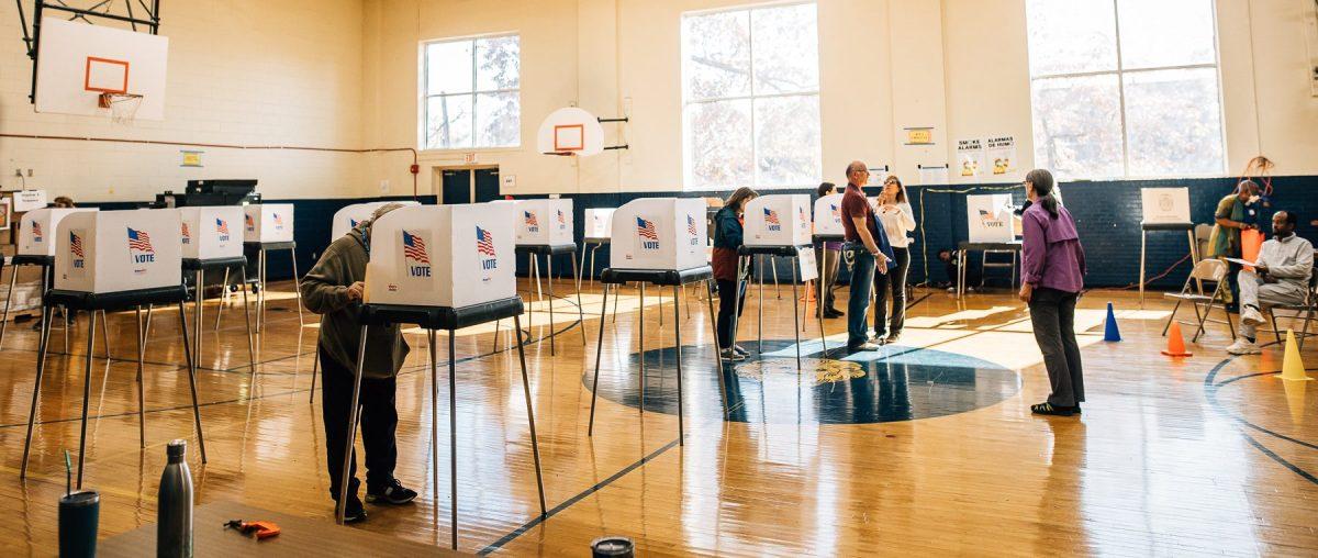 2024 Election Day at Hyattsville Elementary School. Photo: Juliette Fradin