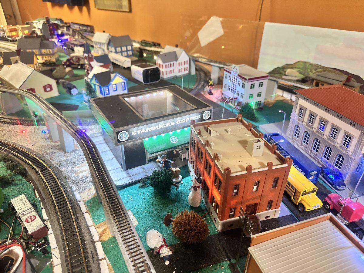 Model train project in Laurel resident's basement grows more and more like a mini-Laurel. 