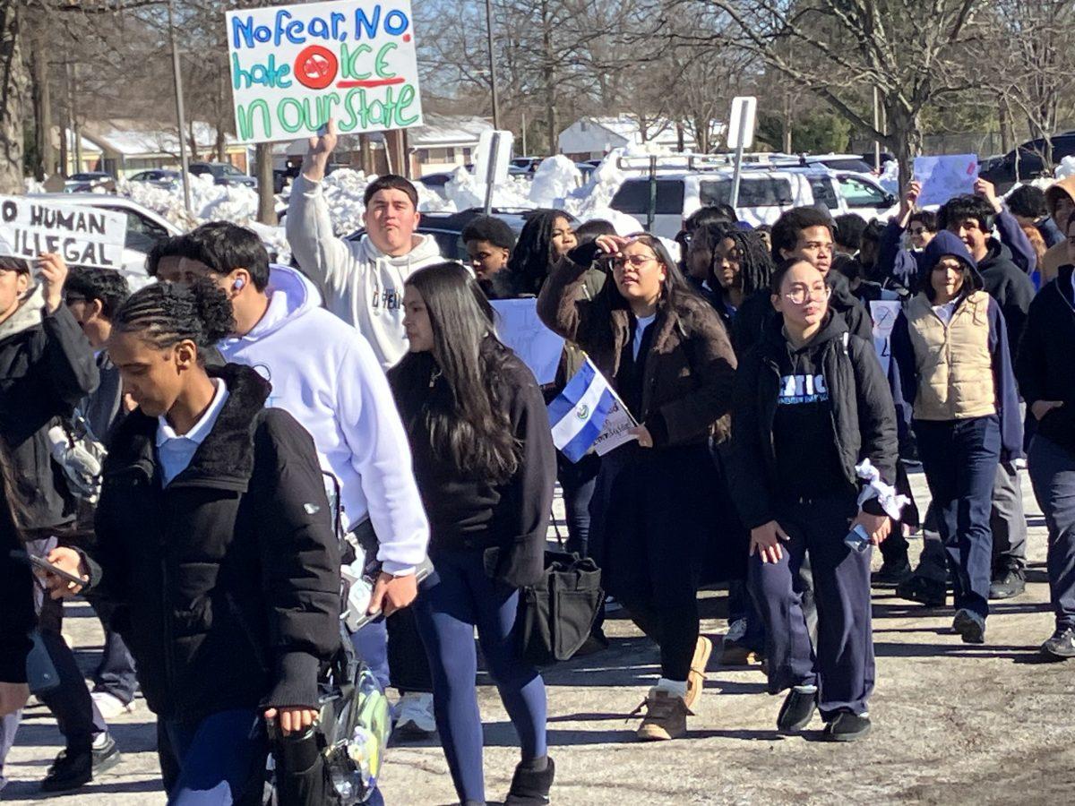 Northwestern students protest ICE activity, Feb. 2026