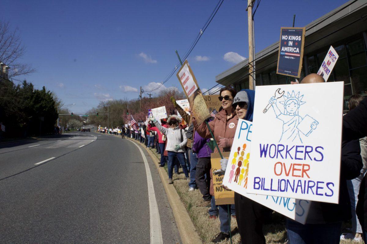 Photos from No Kings Protest in Laurel, md