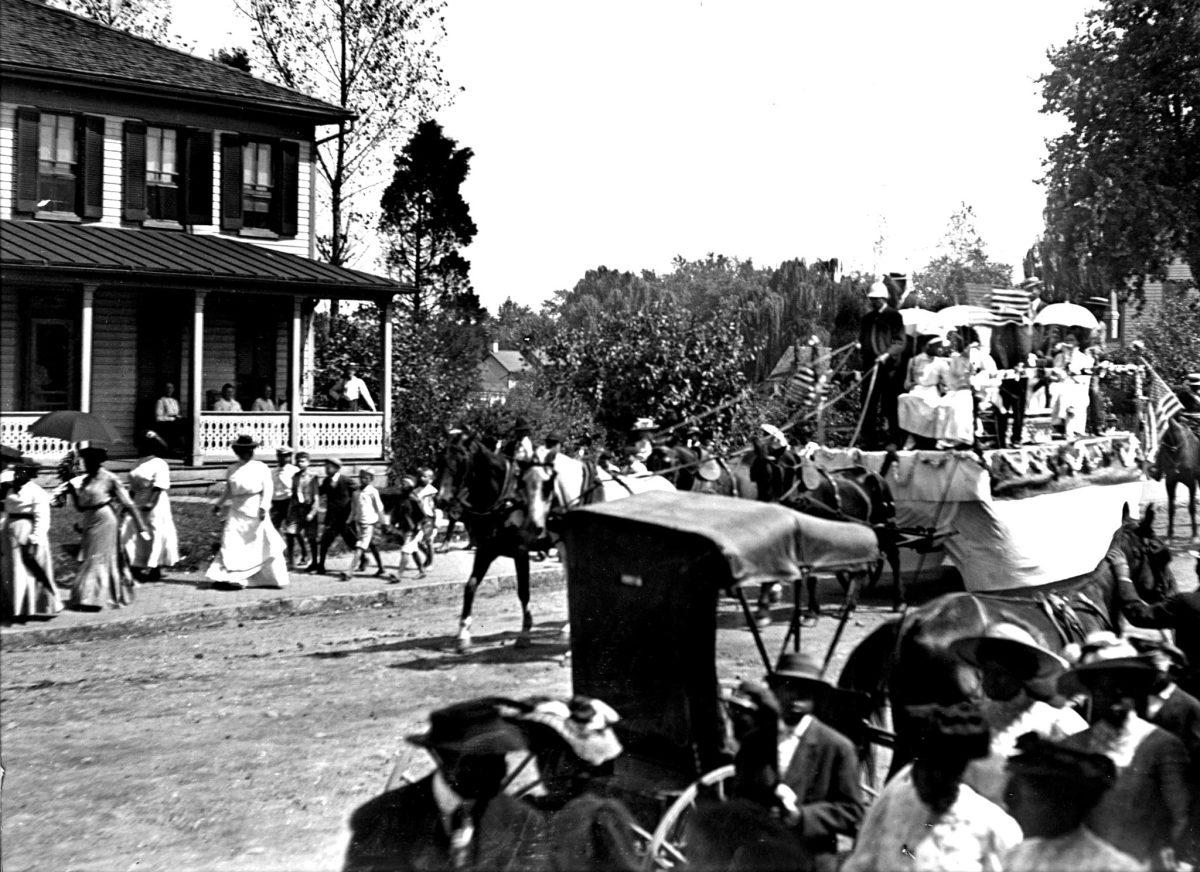 Laurel's Emancipation Proclamation celebration, 1910. 
