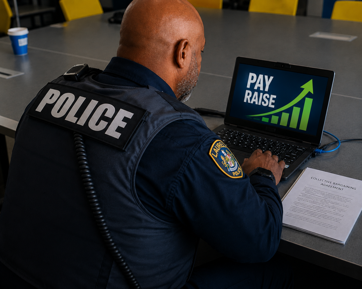 Officers in the Laurel Police Department will start seeing a pay increase on July 1.