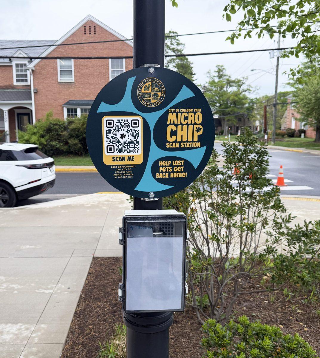 Anyone who finds a lost dog or cat can use a scanner at one of two new microchip stations to help find the pet’s owner and return it to its family. Photo by JALEN WADE
