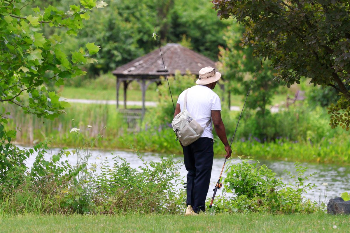 Trout fishing is a main warm-weather attraction at Lake Artemesia, where visitors also can walk, hike, cycle and picnic. Photo by JONATHAN PETER BELLING