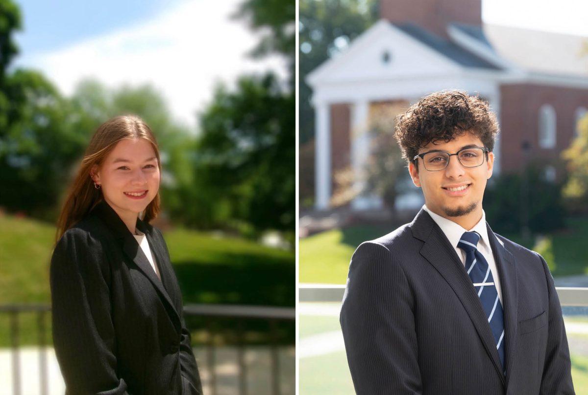 University of Maryland government and politics major Emma Martin (left), is the College Park City Council’s new student liaison. Public policy major Sami Saeed is the new deputy student liaison. 
Photos courtesy of Emma Martin, left, and Sami Saeed, right.